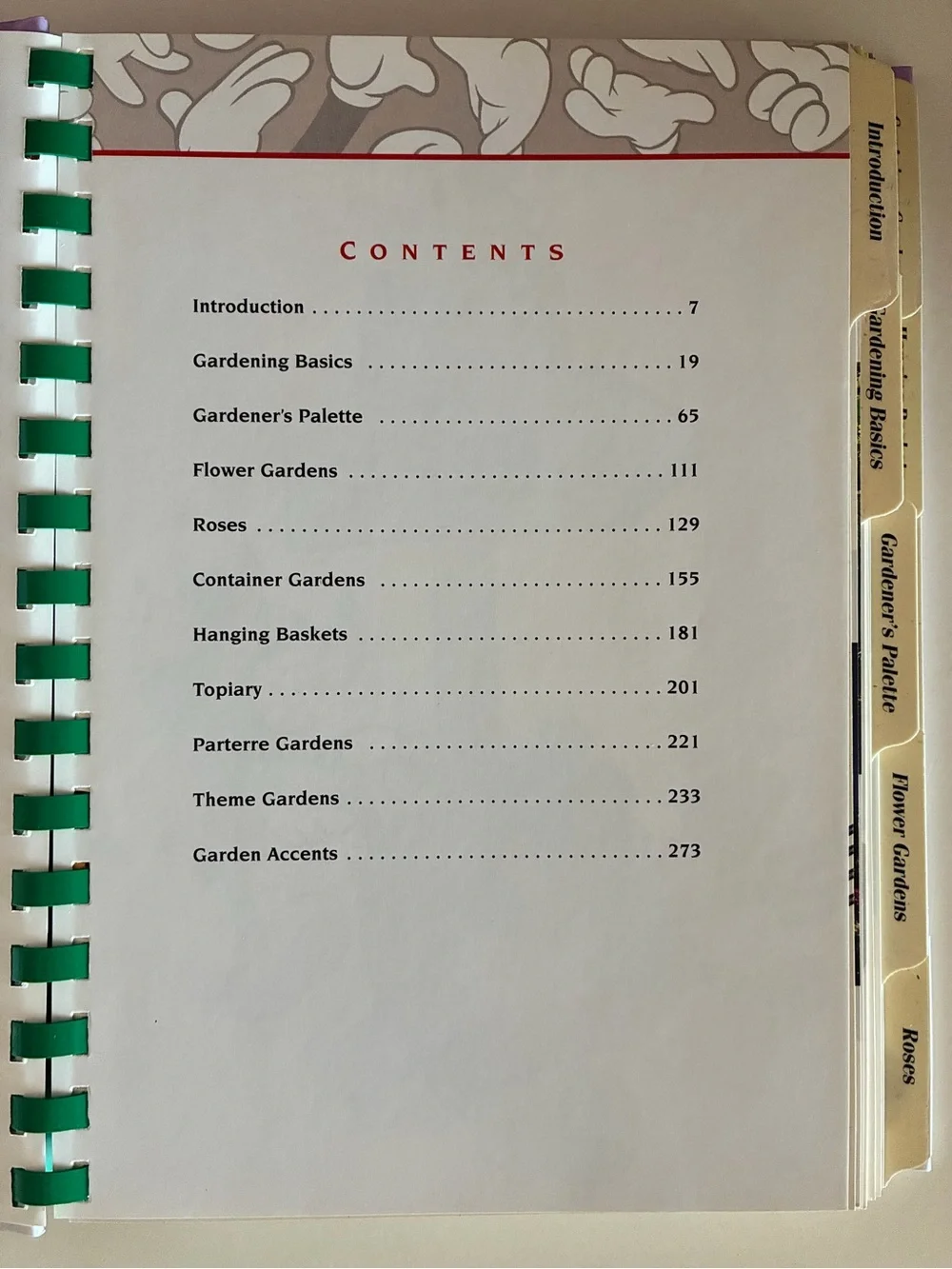 First Edition Disney Parks Vintage Disney Gardening with Mickey Book